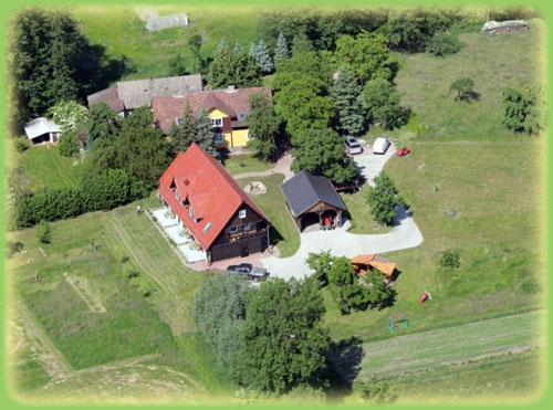 Luftbildaufnahme unserer Ferienwohnung Luftbildaufnahme unserer Ferienwohnung